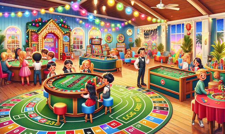 Jeux de veillée : Veillée Casino Pour Les Enfants en Séjour de Vacance