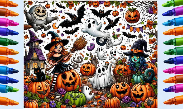 Coloriage Halloween : 50 Dessins à imprimer