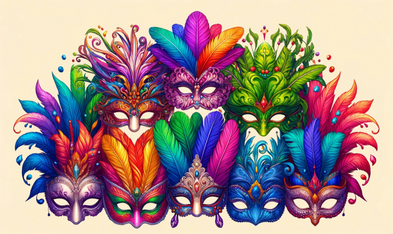 100 Plus Beaux Masques de Carnaval à Imprimer