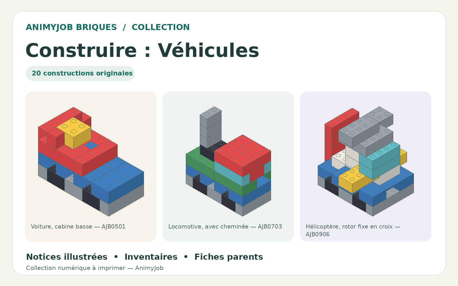 Recueil Construire : Véhicules