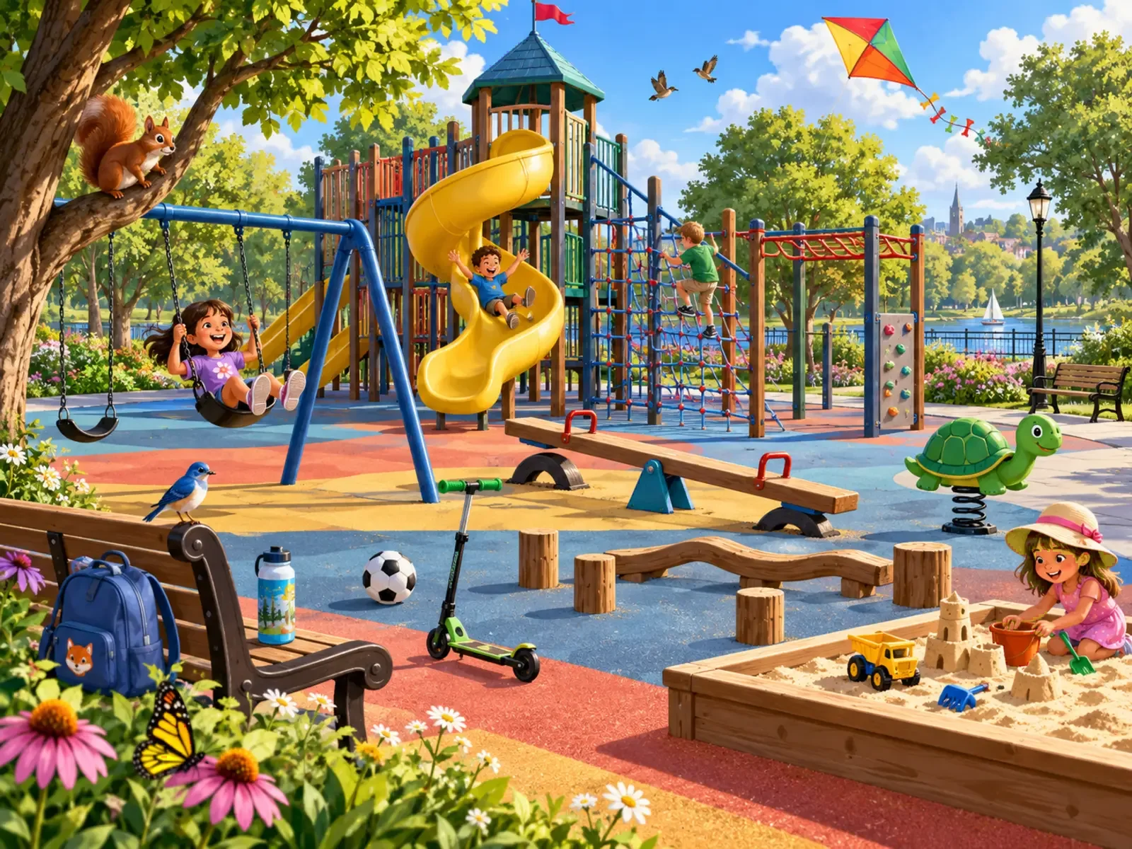 Cherche et trouve : Aire de jeux