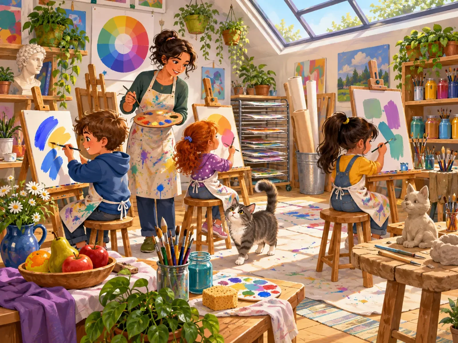 Cherche et trouve : Atelier peinture