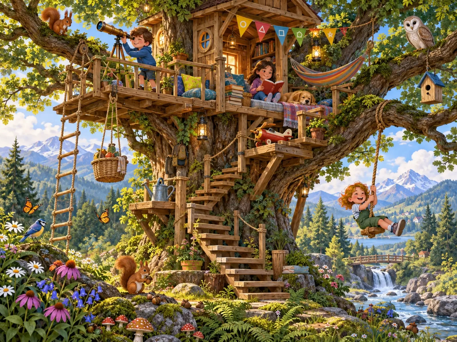 Cherche et trouve : Cabane dans l’arbre