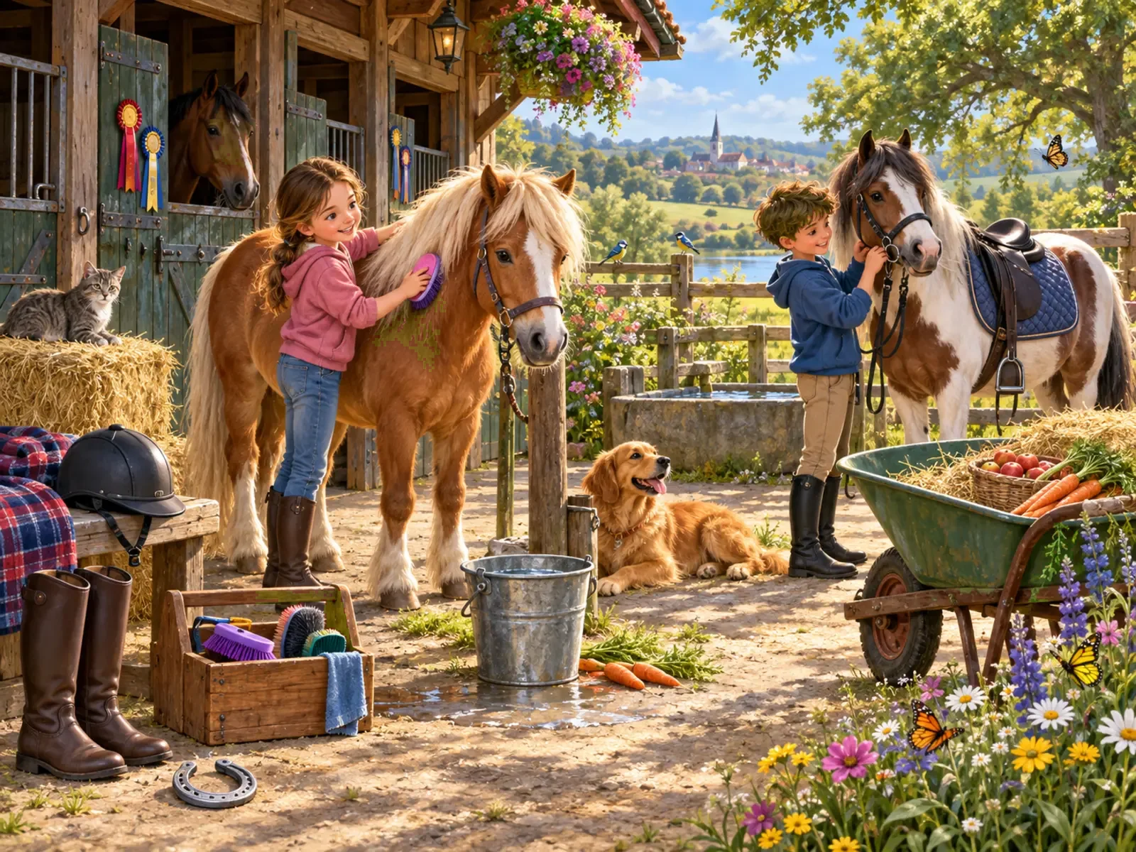 Cherche et trouve : Club de poney