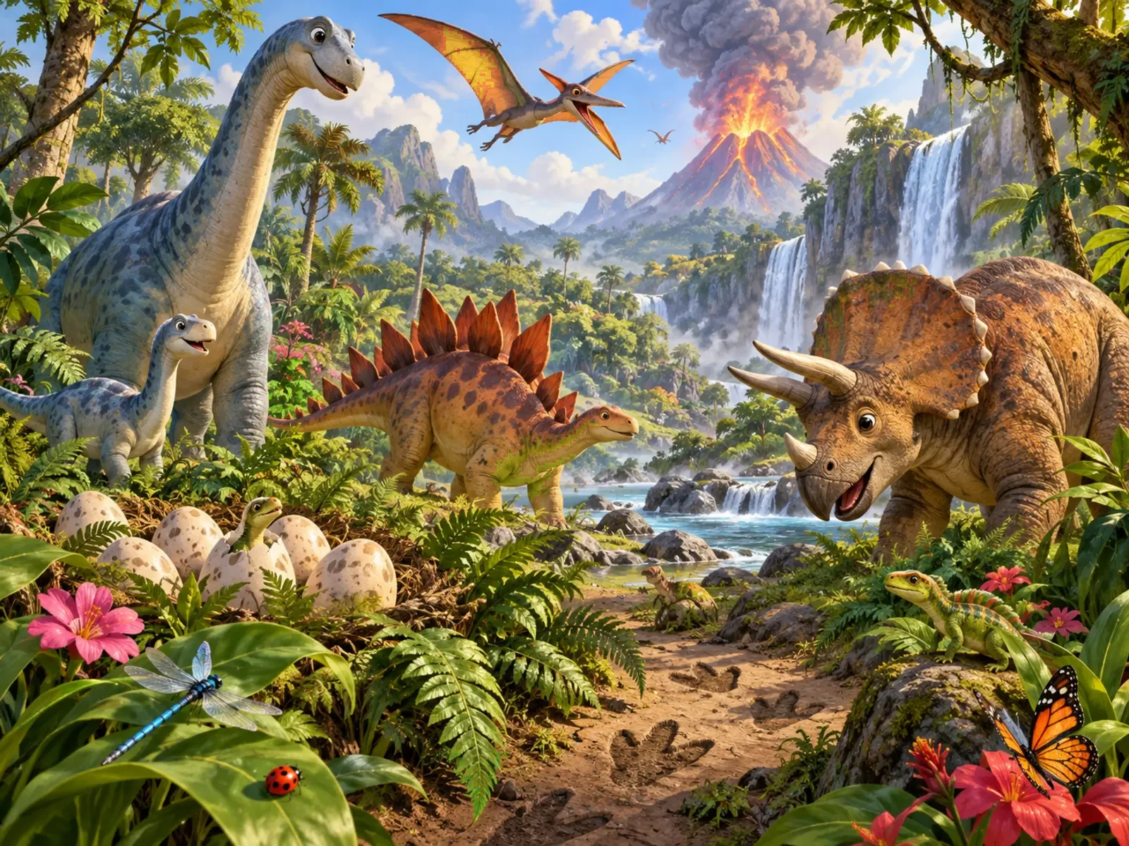 Cherche et trouve : Dinosaures