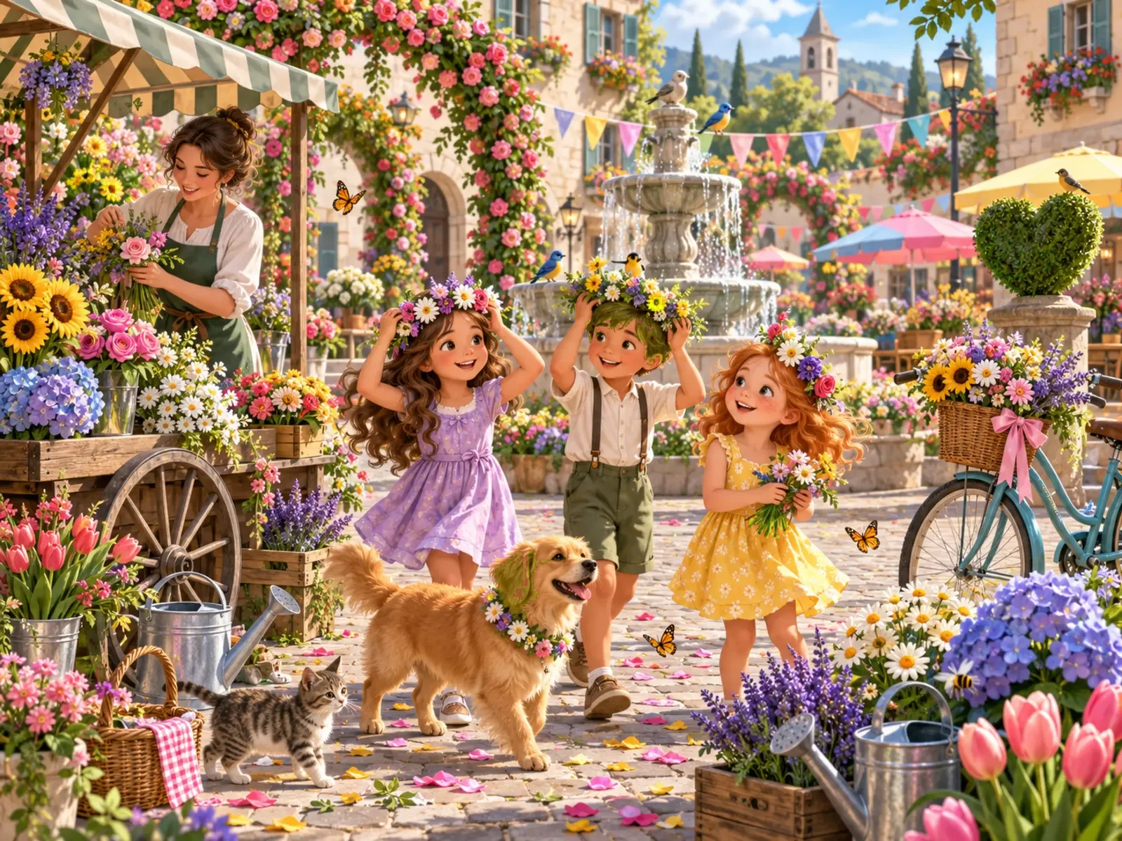 Cherche et trouve : Fête des fleurs