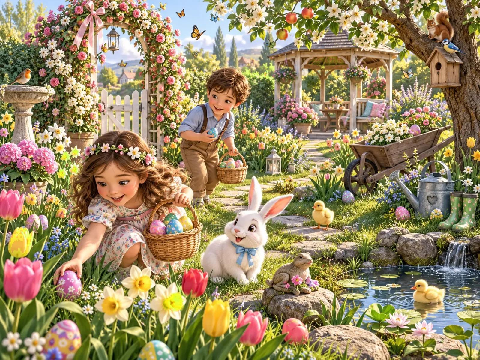 Cherche et trouve : Jardin de Pâques