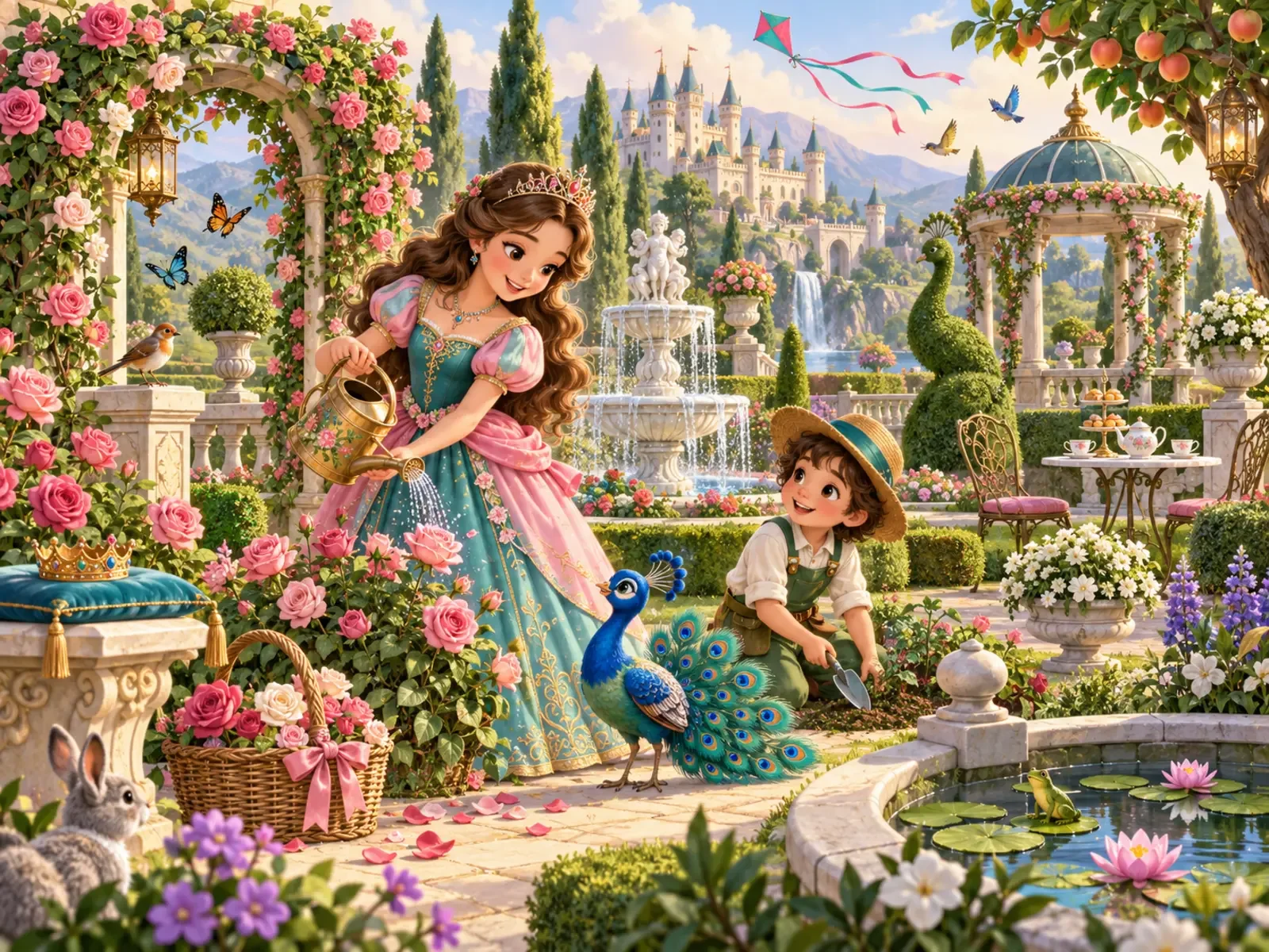 Cherche et trouve : Jardin de princesse