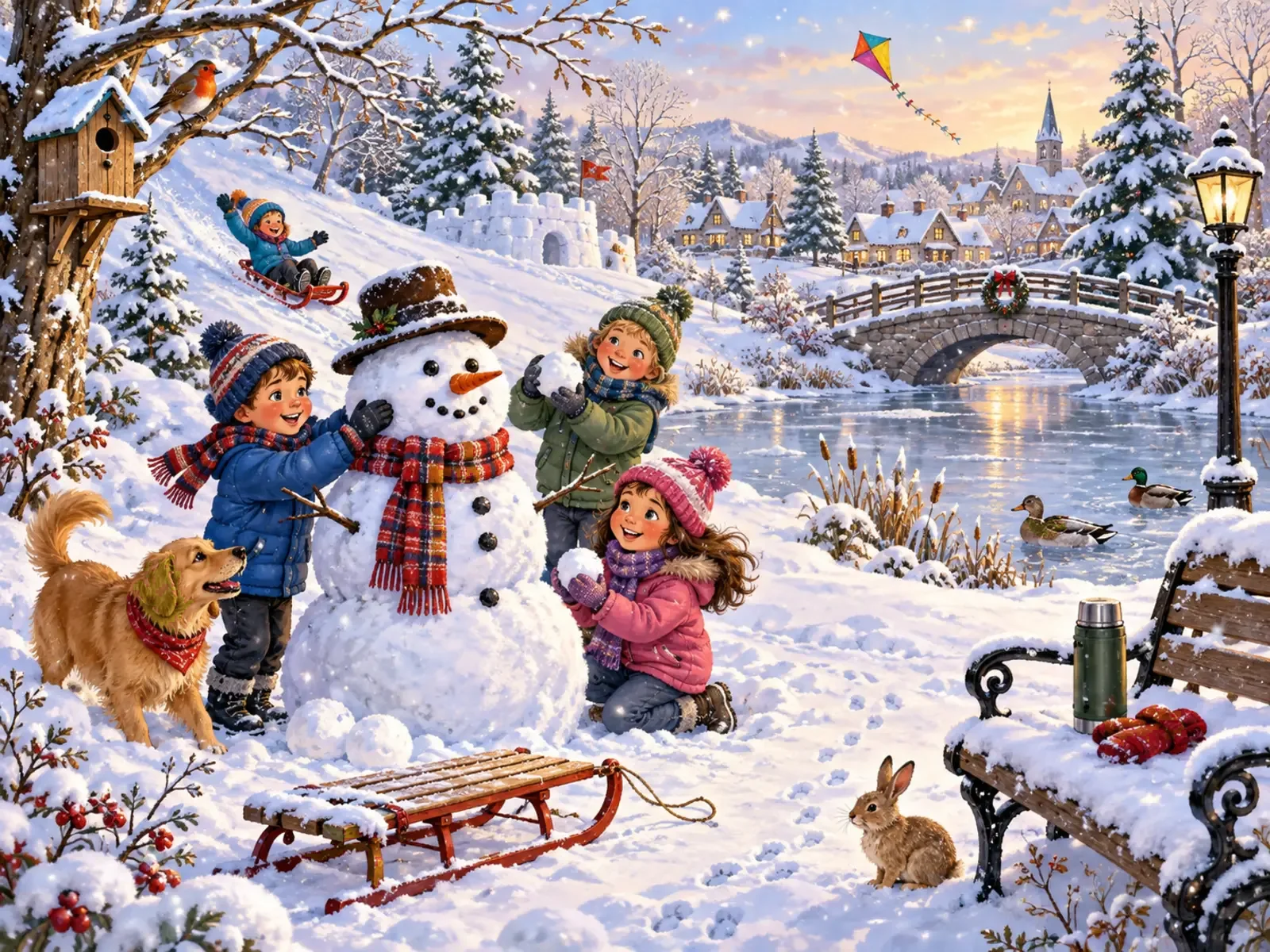 Cherche et trouve : Jour de neige