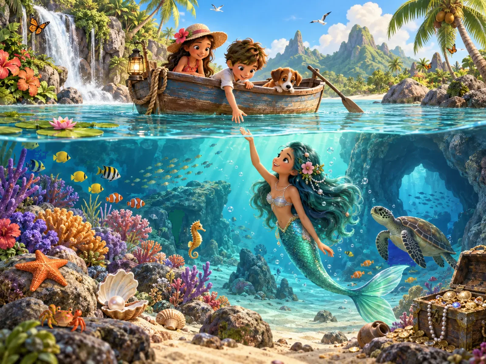 Cherche et trouve : Lagon de sirène