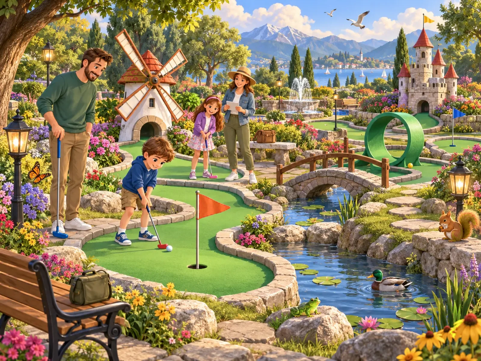 Cherche et trouve : Mini-golf
