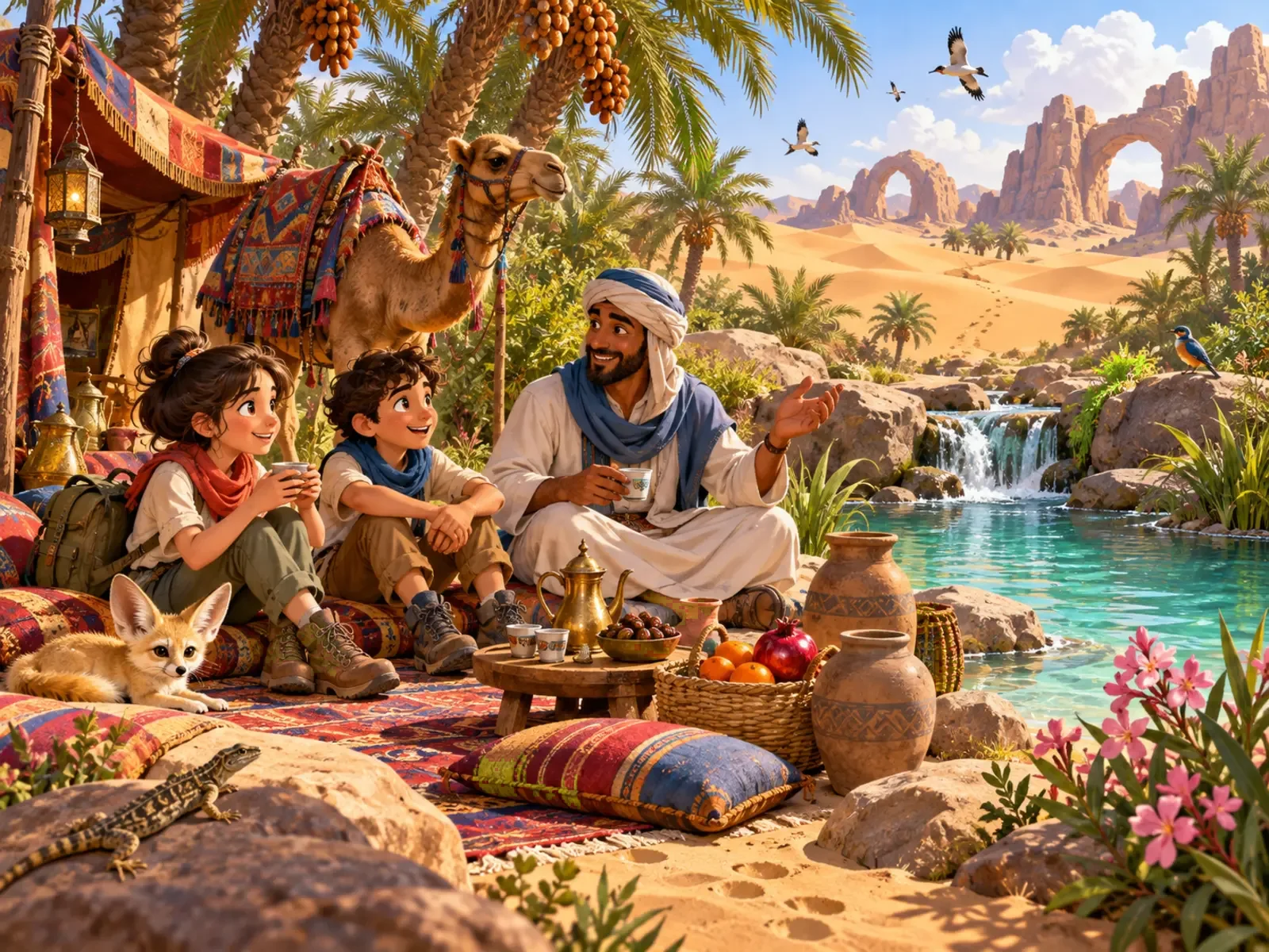 Cherche et trouve : Oasis désert