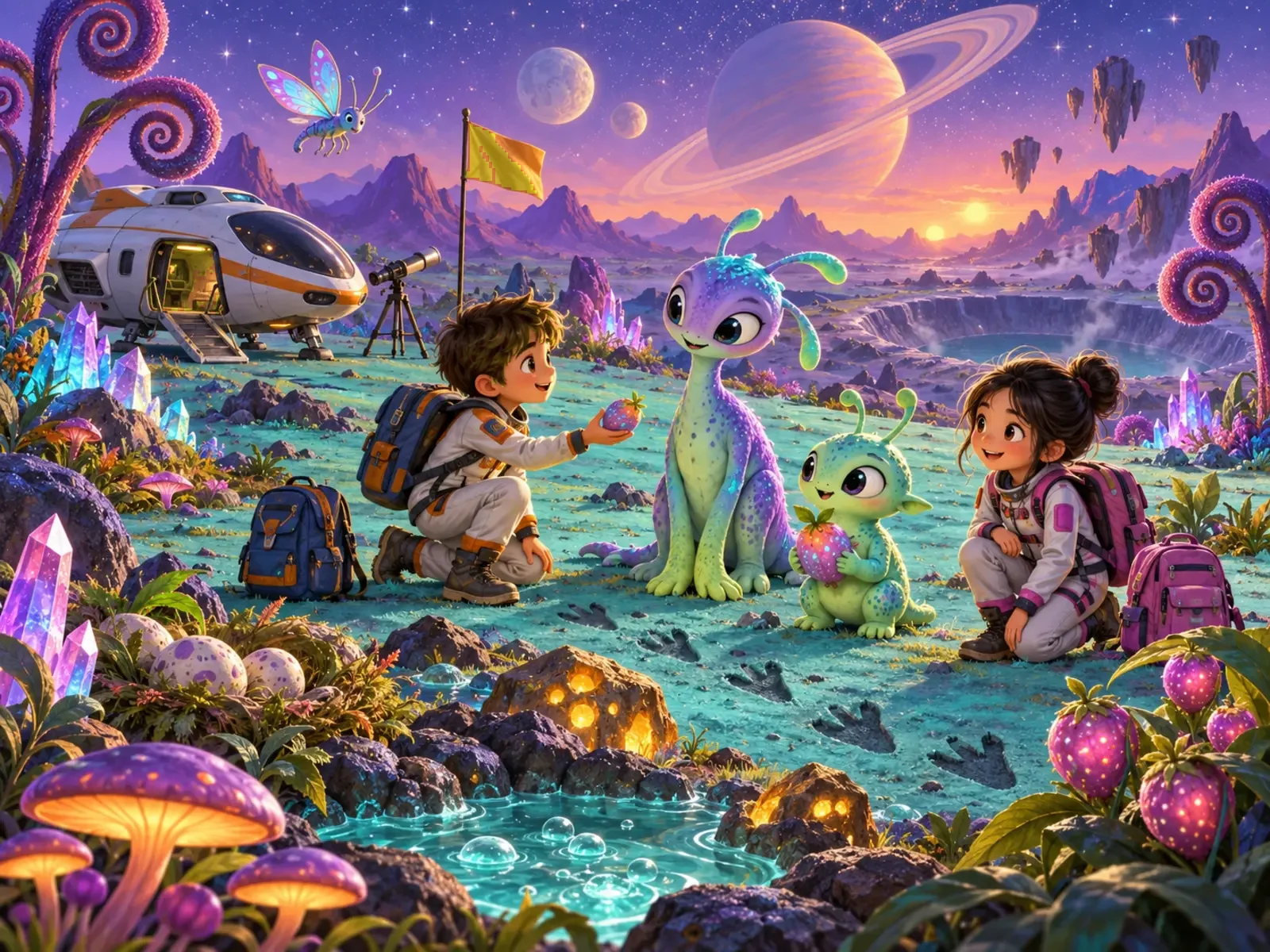 Cherche et trouve : Planète des amis aliens