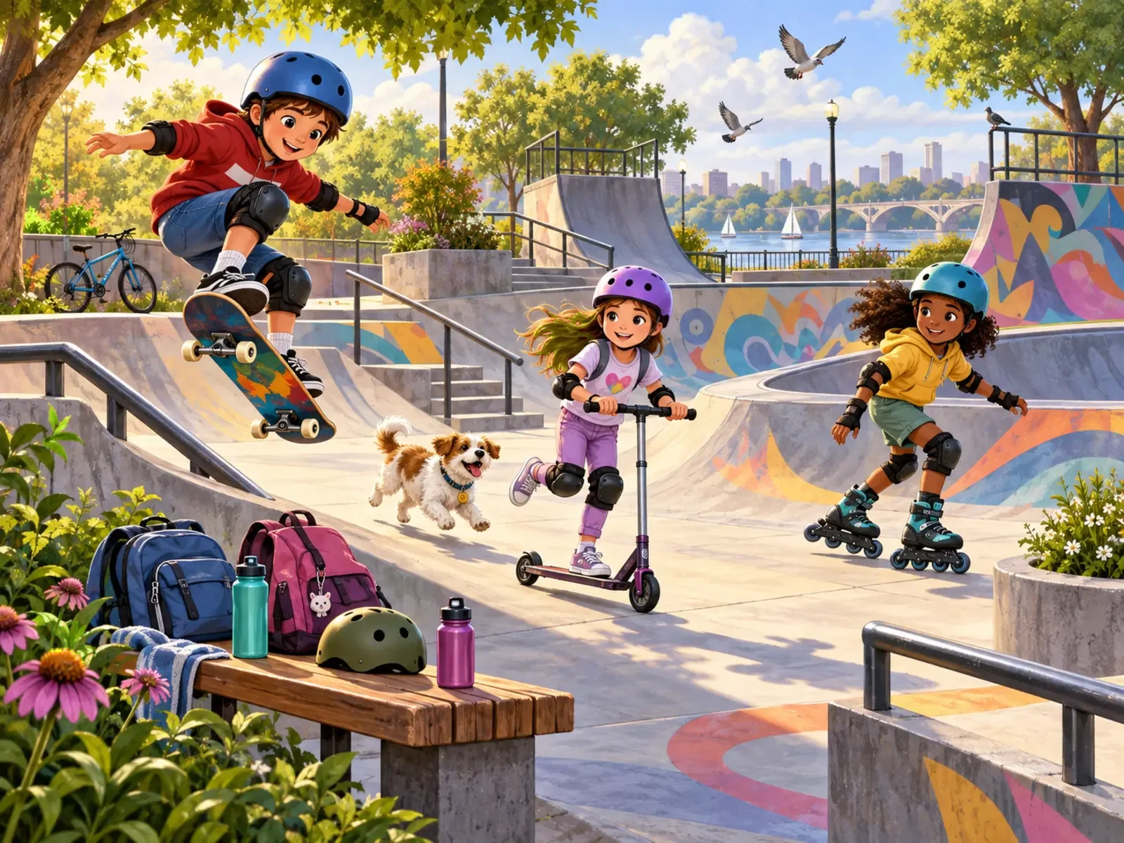 Cherche et trouve : Skatepark