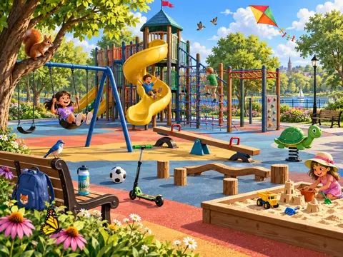 Cherche et trouve Aire de jeux
