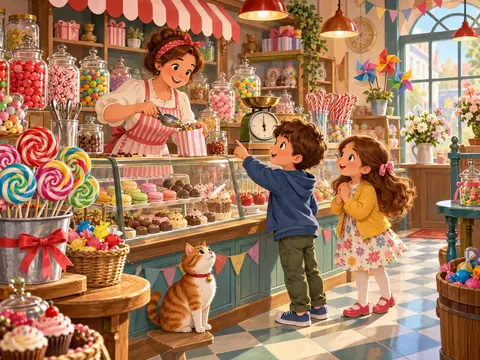 Cherche et trouve Boutique de bonbons