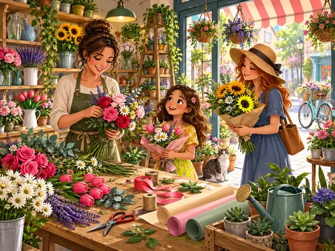 Cherche et trouve Boutique de fleurs