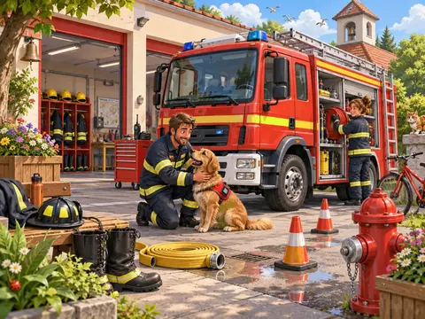 Cherche et trouve Caserne pompiers