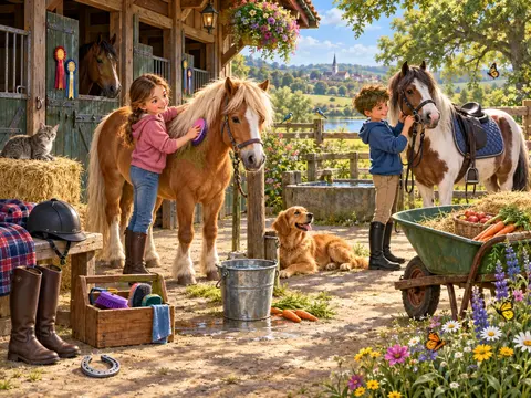 Cherche et trouve Club de poney