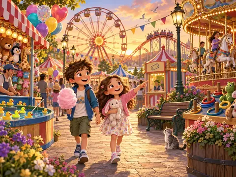 Cherche et trouve Fête foraine