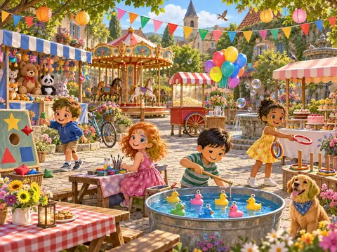 Cherche et trouve Fête kermesse
