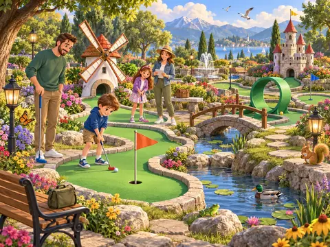 Cherche et trouve Mini-golf