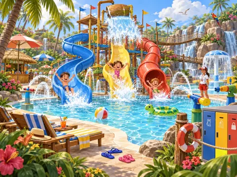 Cherche et trouve Parc aquatique