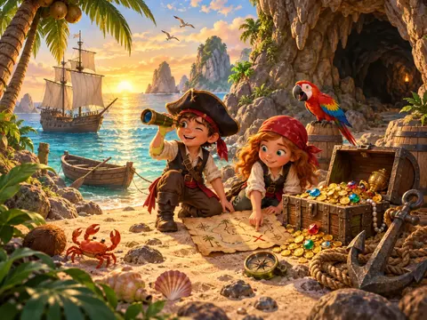 Cherche et trouve Pirates