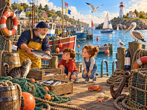 Cherche et trouve Port et bateaux