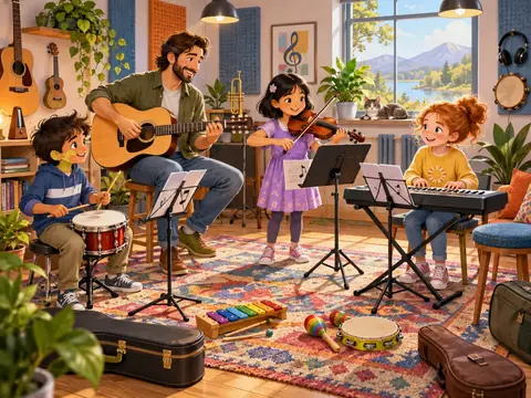 Cherche et trouve Salle de musique