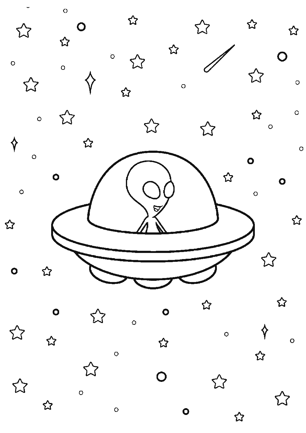 Alien : dessin facile en 7 étapes