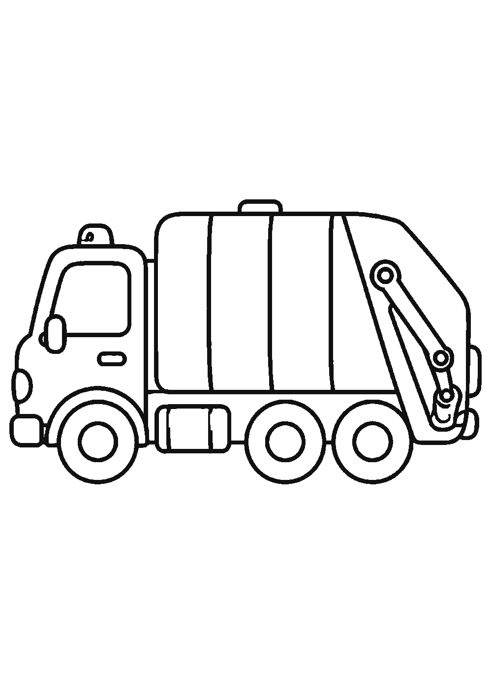 Dessiner un camion poubelle facilement en 7 étapes