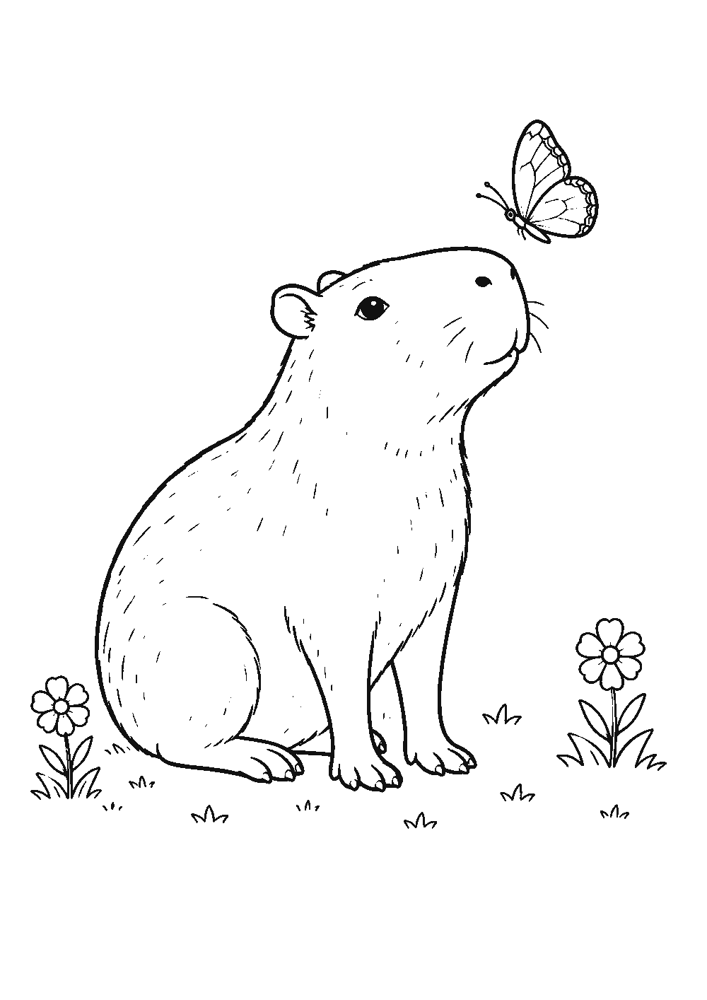 Dessiner un capybara facilement en 7 étapes