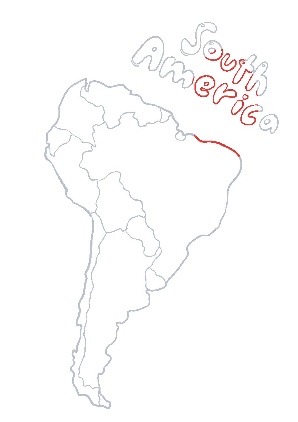 Étape 1 du tutoriel Dessiner une carte du monde facilement en 7 étapes