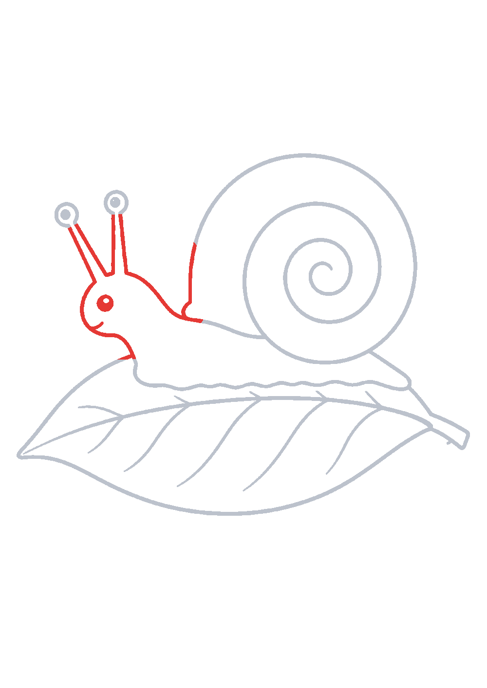 Étape 1 du tutoriel Dessiner un escargot facilement en 7 étapes
