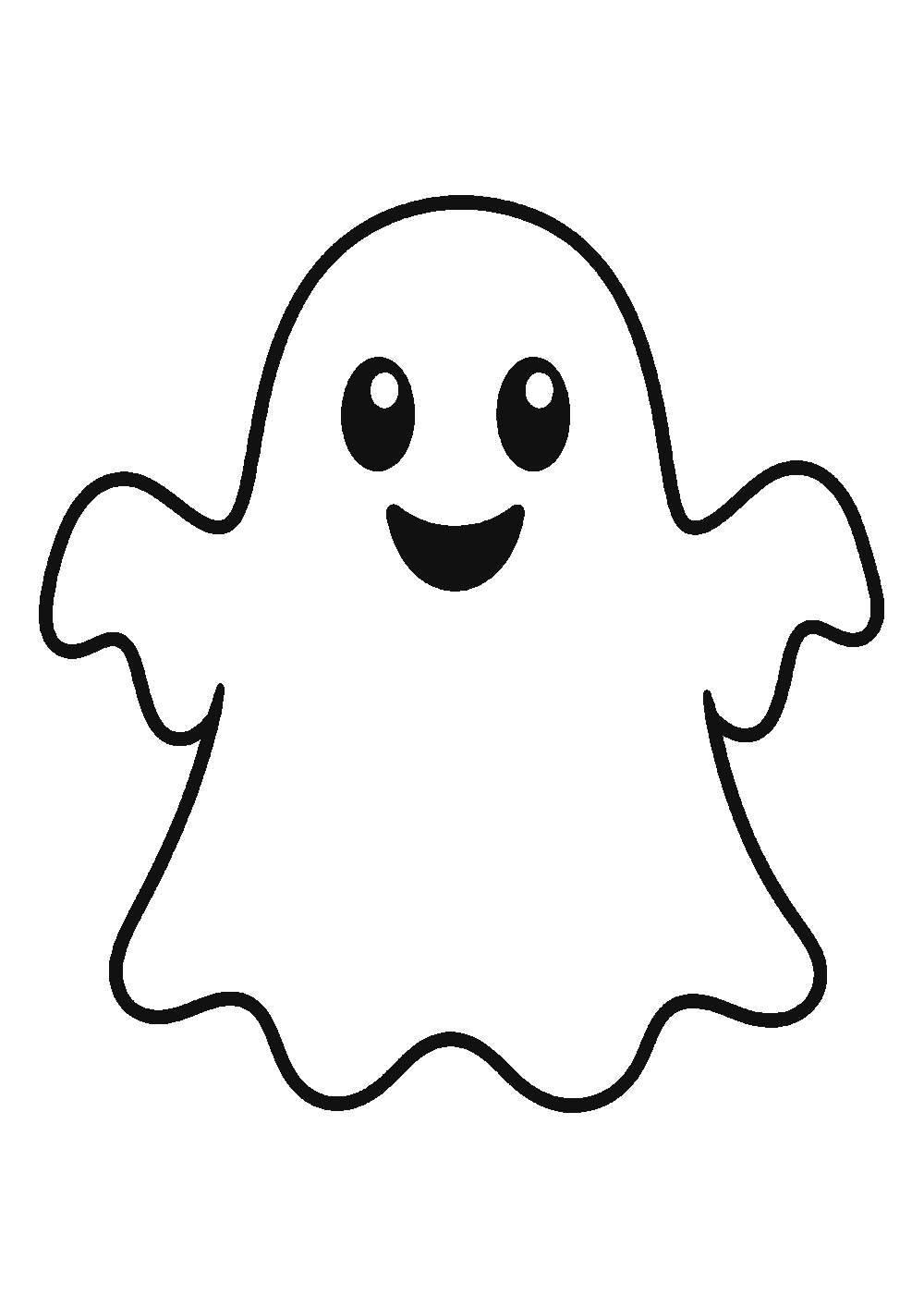 Dessiner un fantôme halloween facilement en 7 étapes