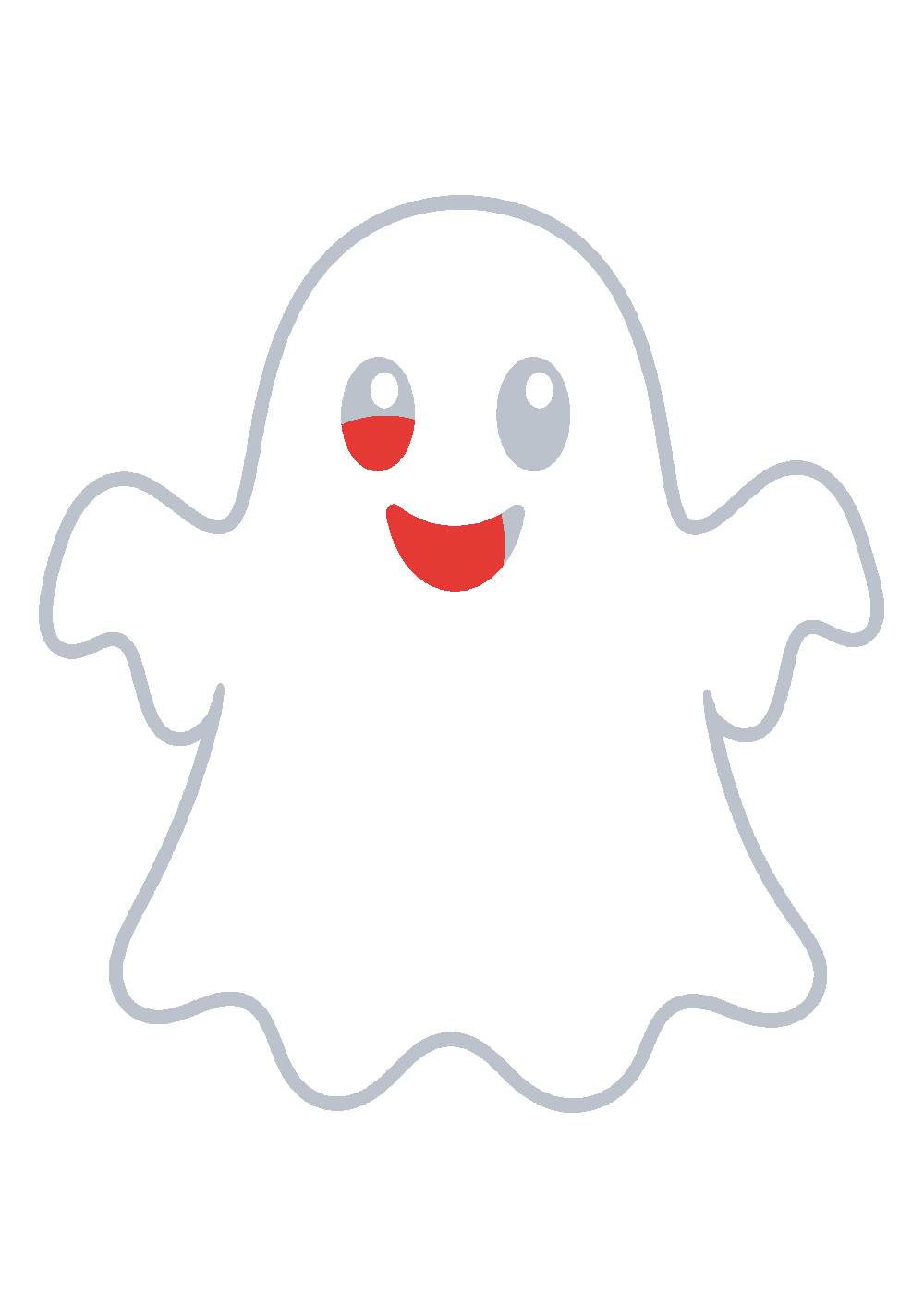 Étape 1 du tutoriel Dessiner un fantôme halloween facilement en 7 étapes