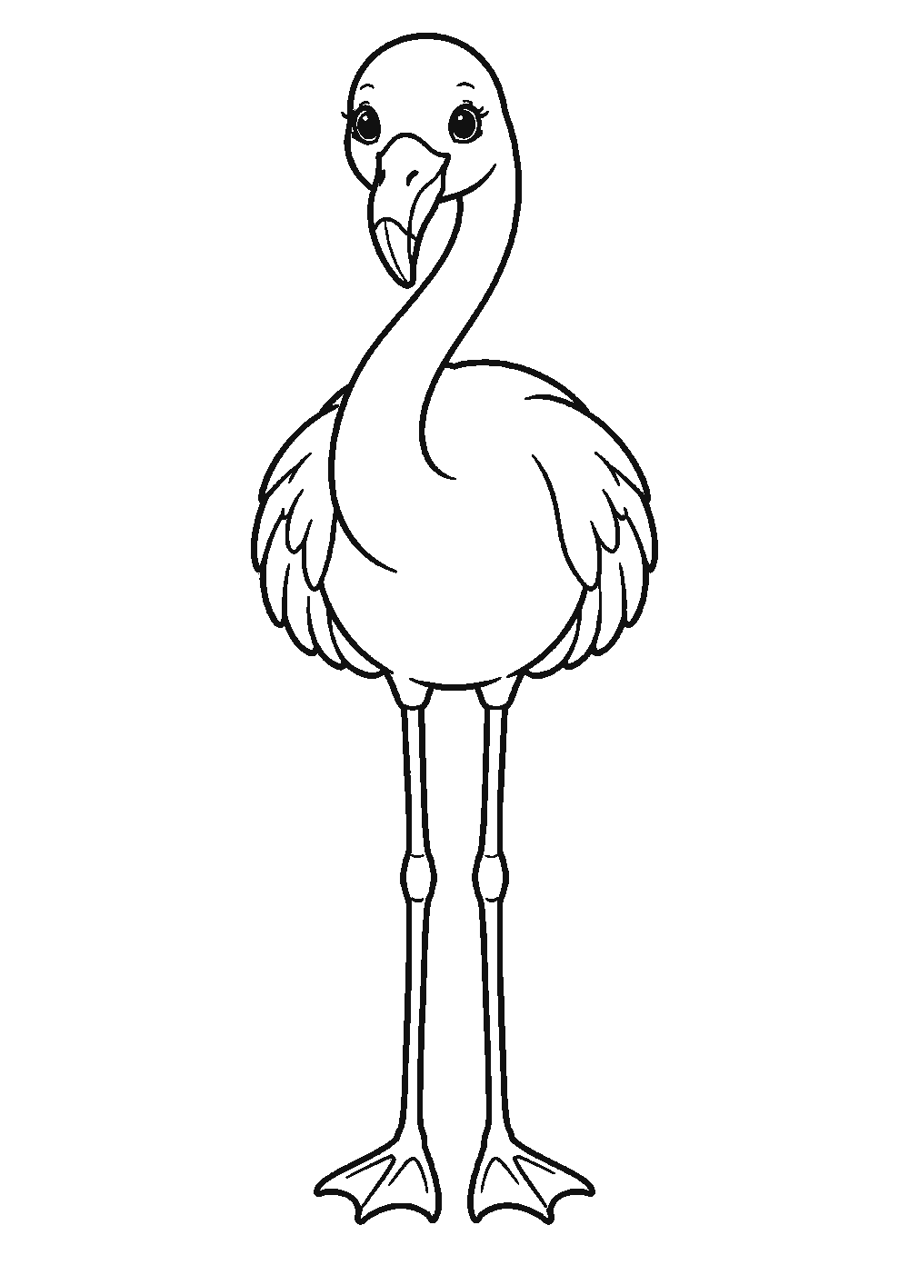 Dessiner un flamant rose facilement en 7 étapes