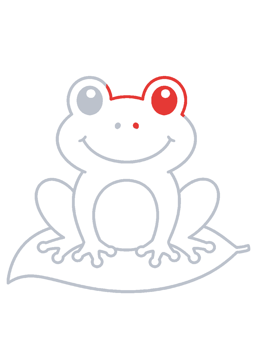 Étape 1 du tutoriel Dessiner une grenouille facilement en 7 étapes