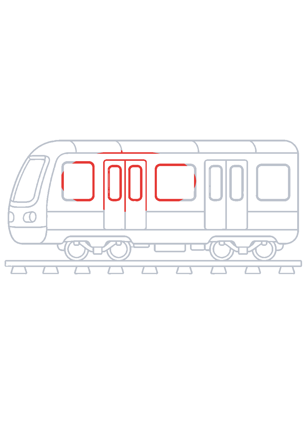 Étape 1 du tutoriel Dessiner un métro facilement en 7 étapes