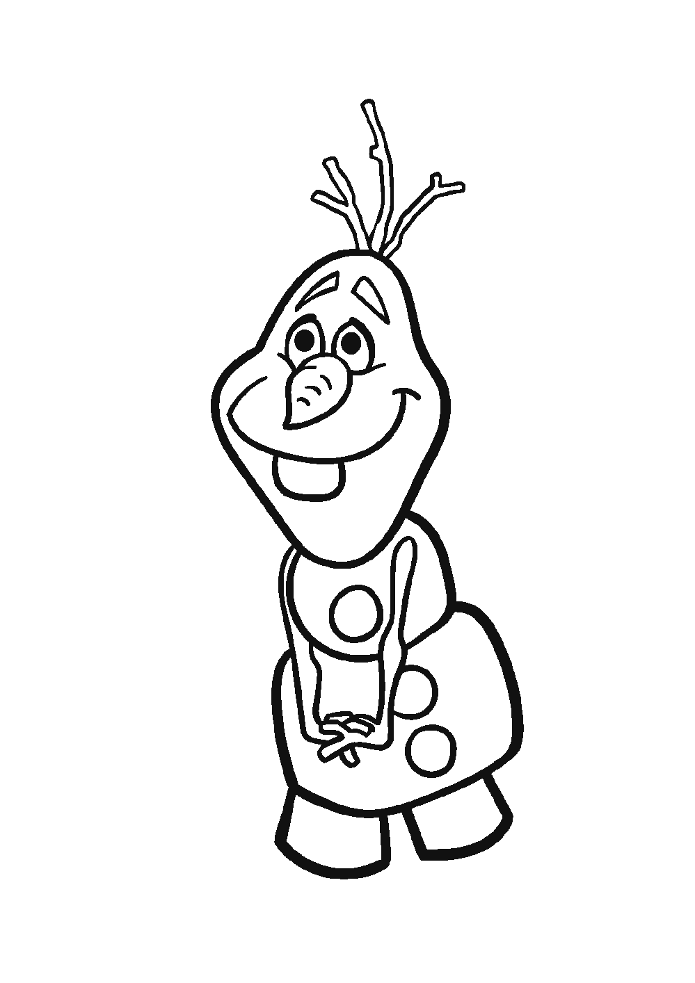 Dessiner Olaf facilement en 7 étapes