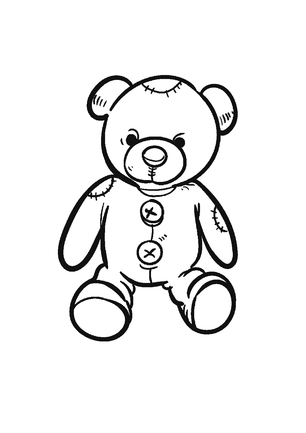 Dessiner un ours en peluche facilement en 7 étapes