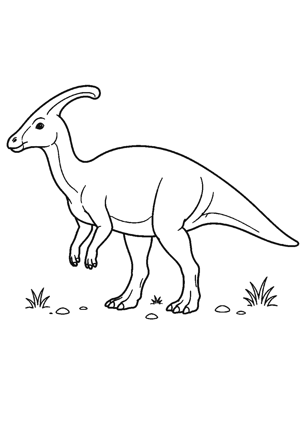 Dessiner un parasaurolophus facilement en 7 étapes