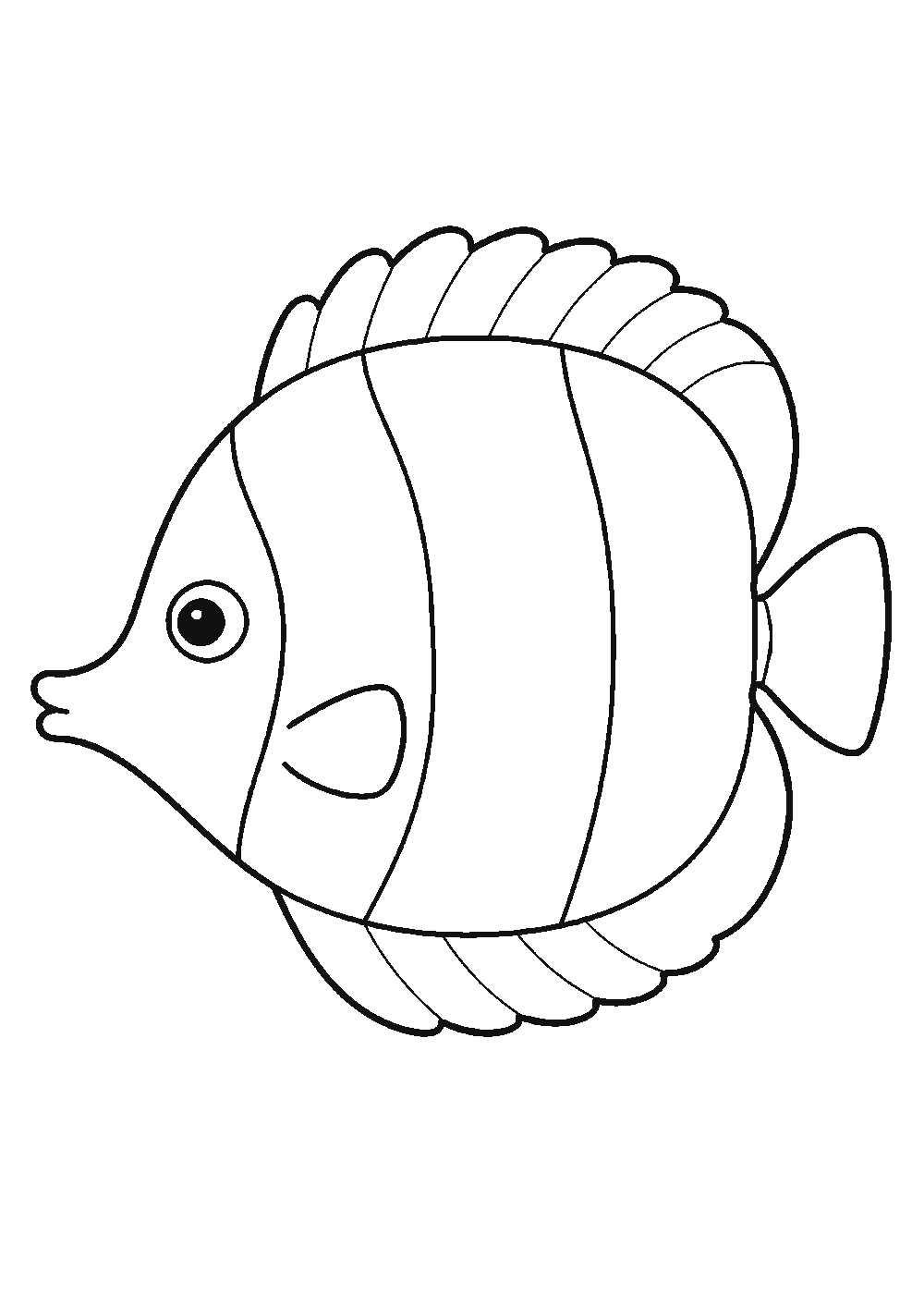 Dessiner un poisson tropical facilement en 7 étapes