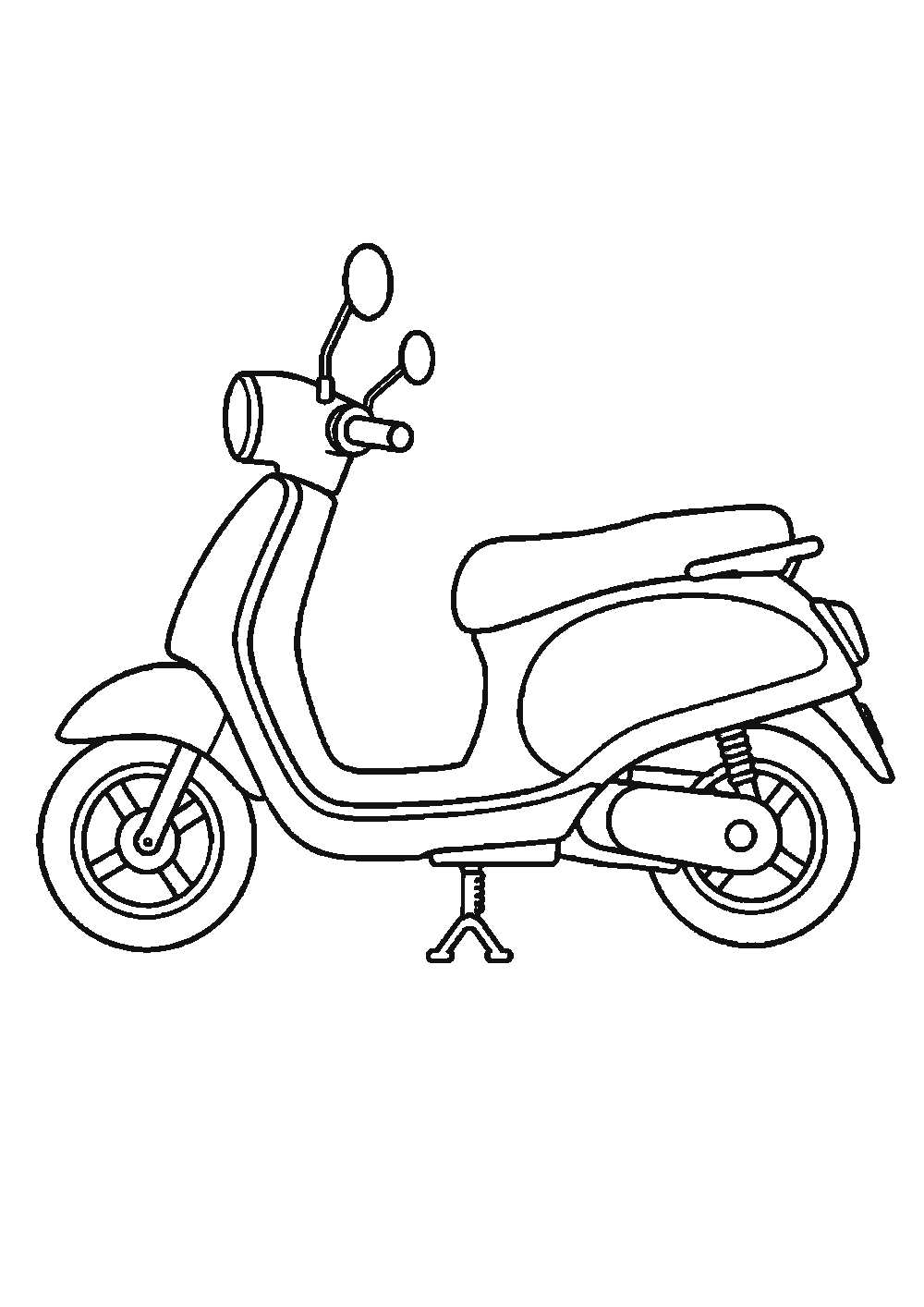 Dessiner un scooter facilement en 7 étapes