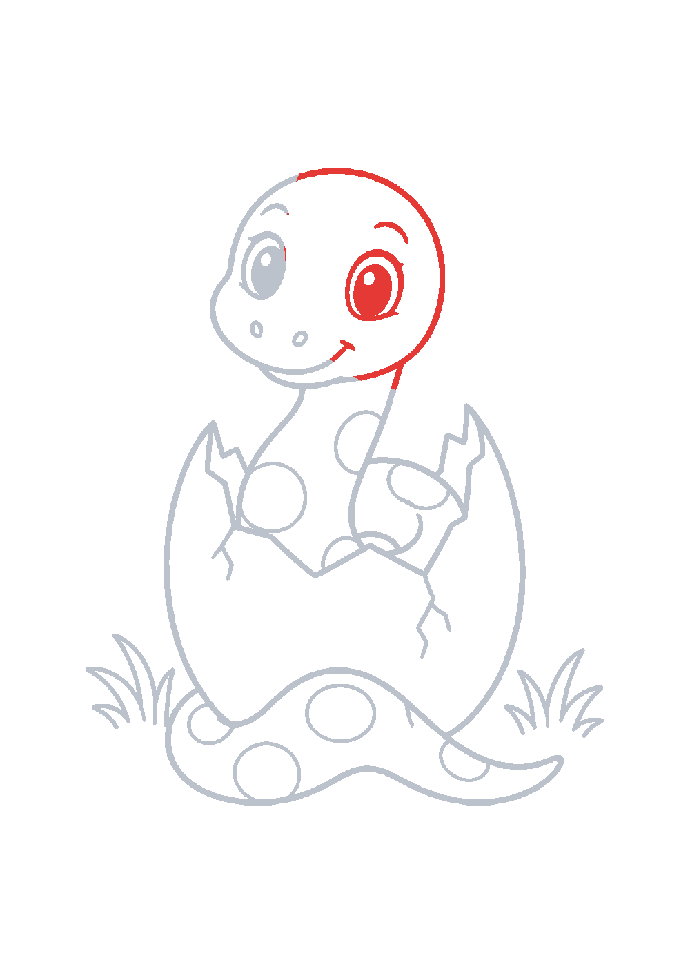 Étape 1 du tutoriel Dessiner un serpent facilement en 7 étapes