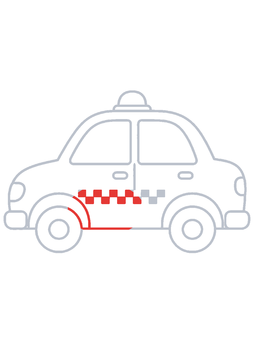 Étape 1 du tutoriel Dessiner un taxi facilement en 7 étapes