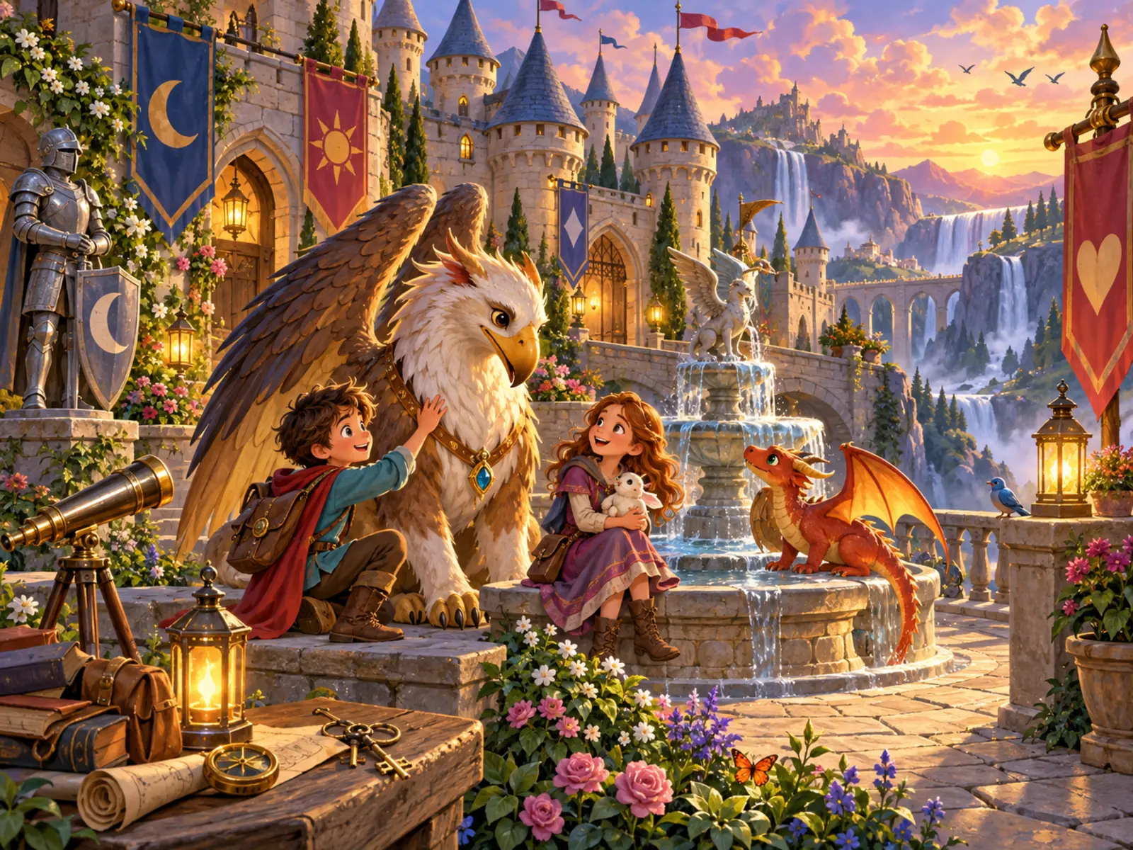Une rencontre au château enchanté — image A