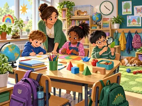 Une journée dans la classe — aperçu du jeu