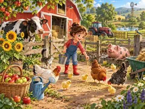 Une matinée à la ferme — aperçu du jeu